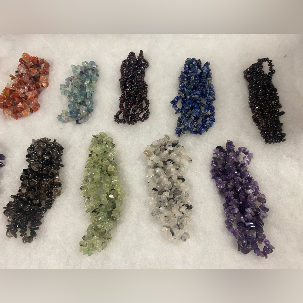 Assorted Gemstone Bead Necklaces - Set of 15 - Picture 4 of 8
